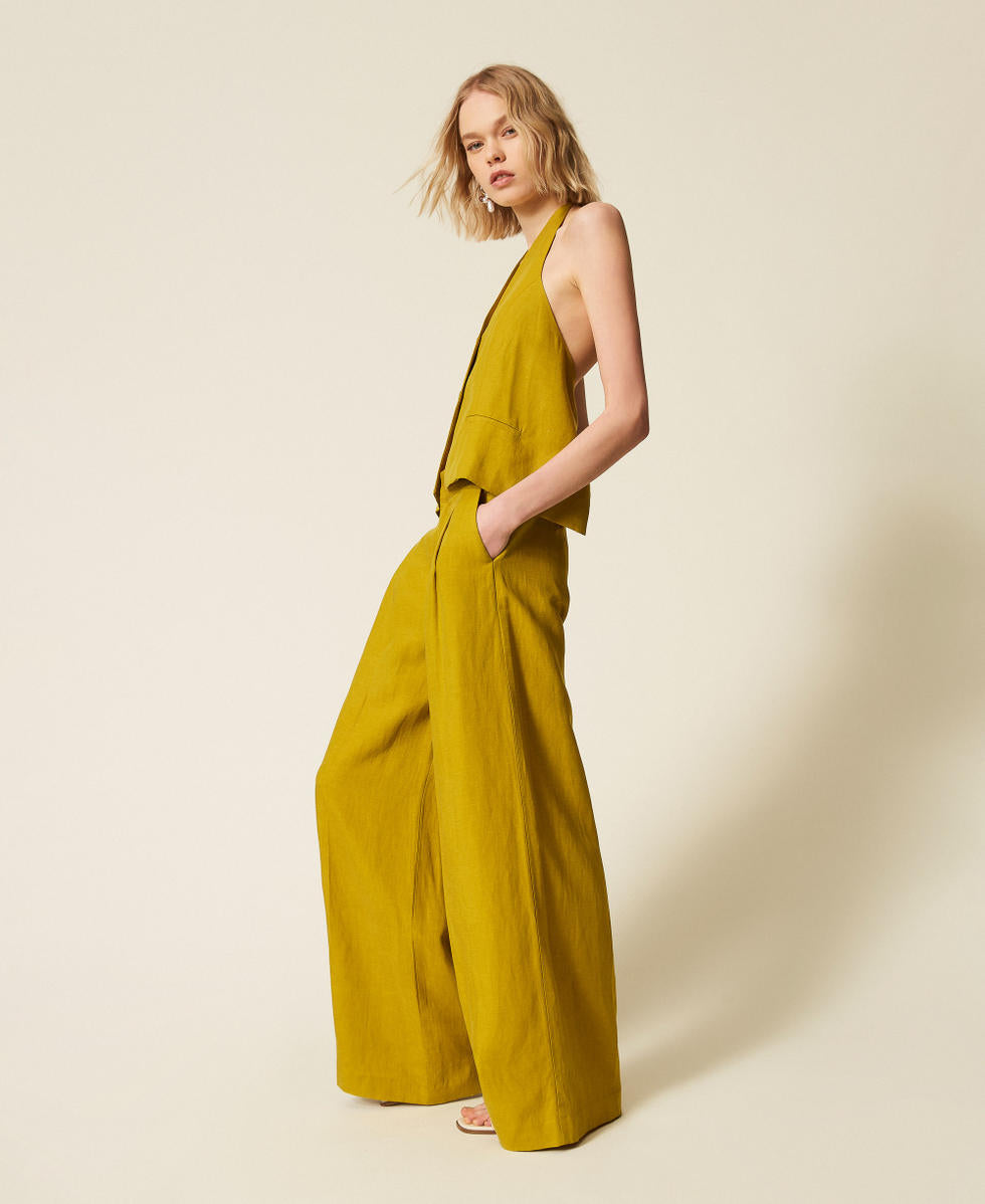 TWINSET Pantaloni 261TT2552 Avocado Oil