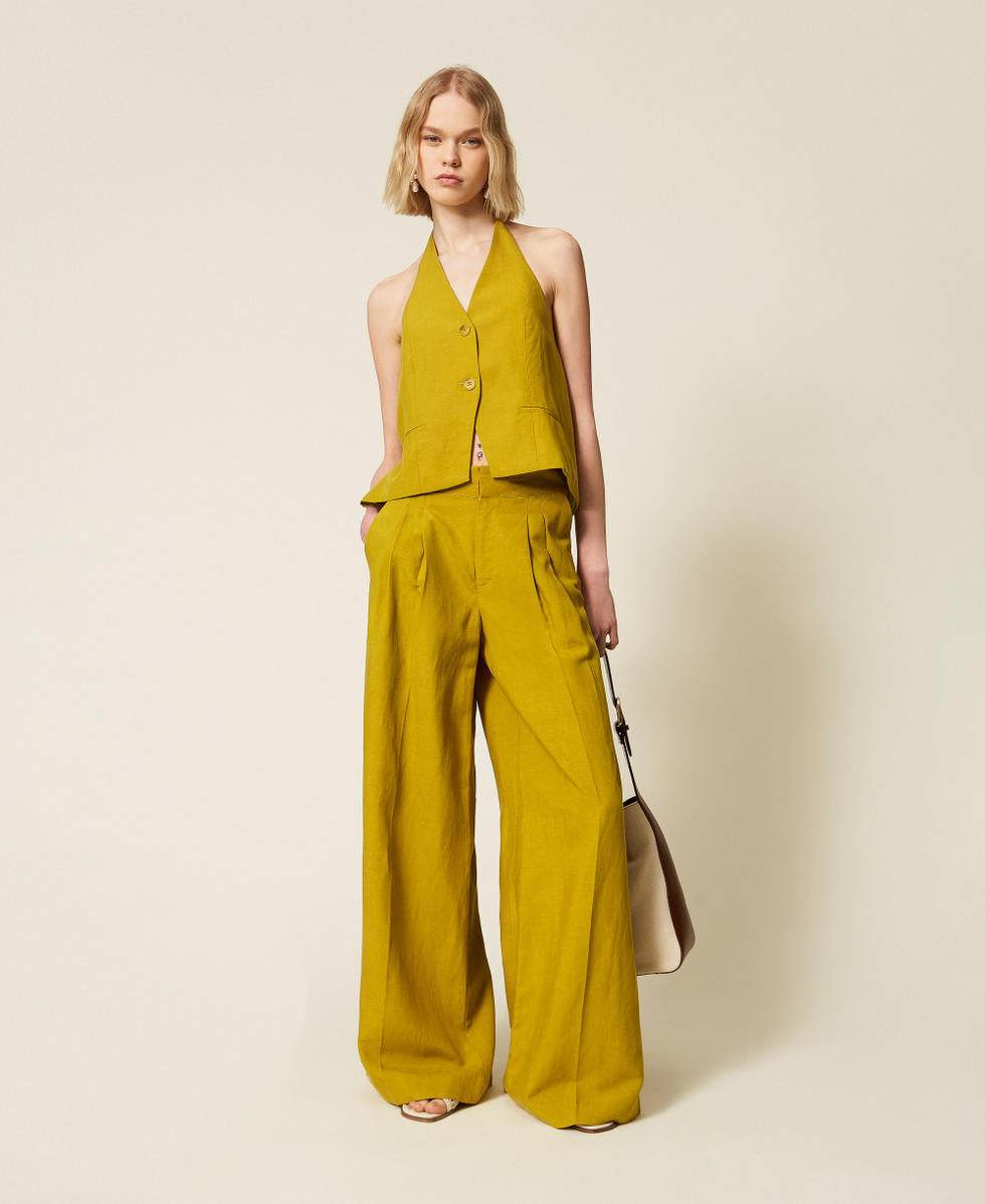 TWINSET Pantaloni 261TT2552 Avocado Oil