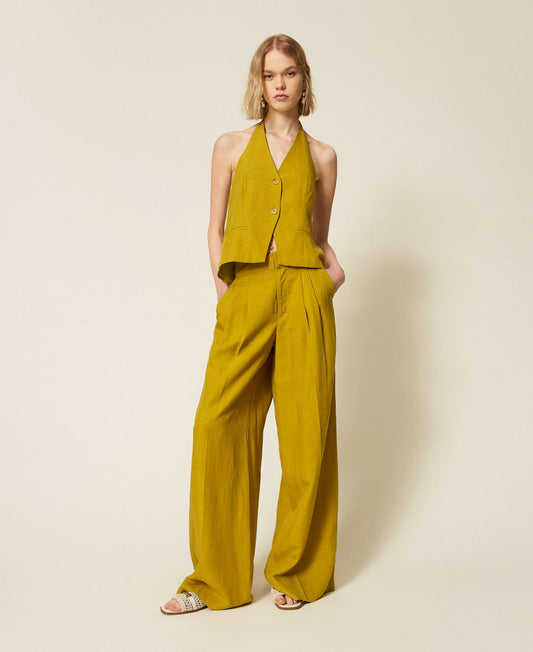 TWINSET Pantaloni 261TT2552 Avocado Oil