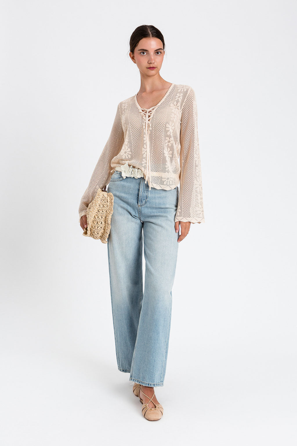 TWINSET Pantaloni Denim 261TT2510 Denim Chiaro