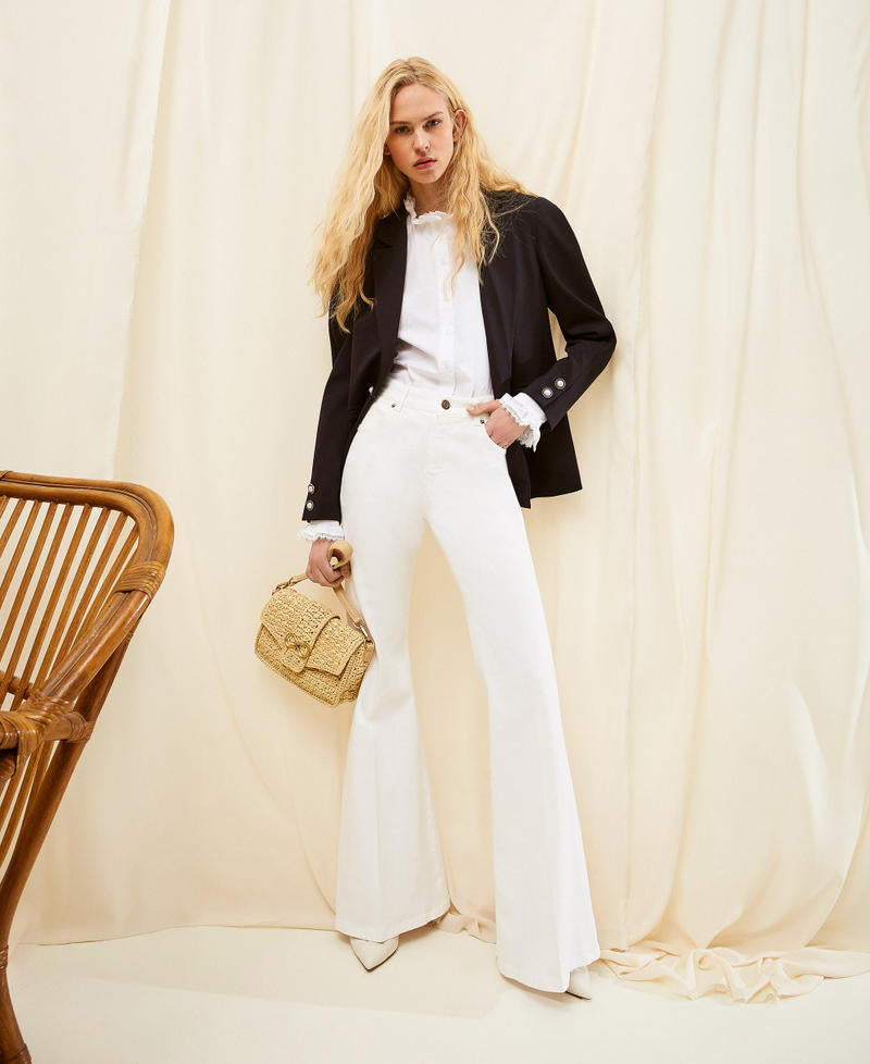 TWINSET Pantaloni Flare in bull 261TP2680 Giglio