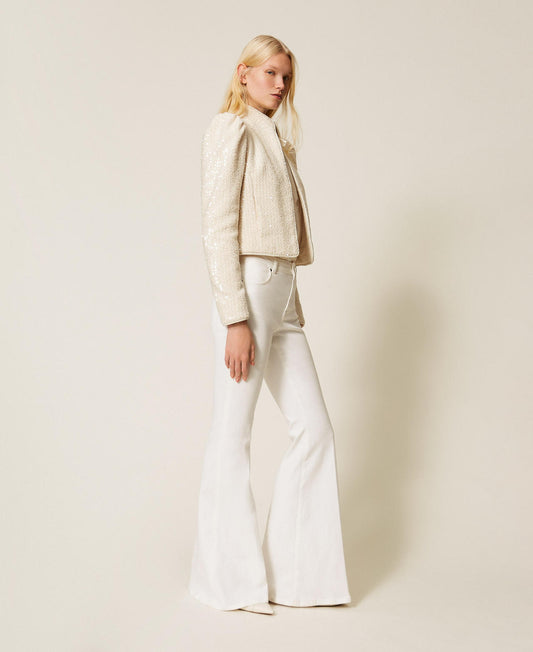 TWINSET Pantaloni Flare in bull 261TP2680 Giglio