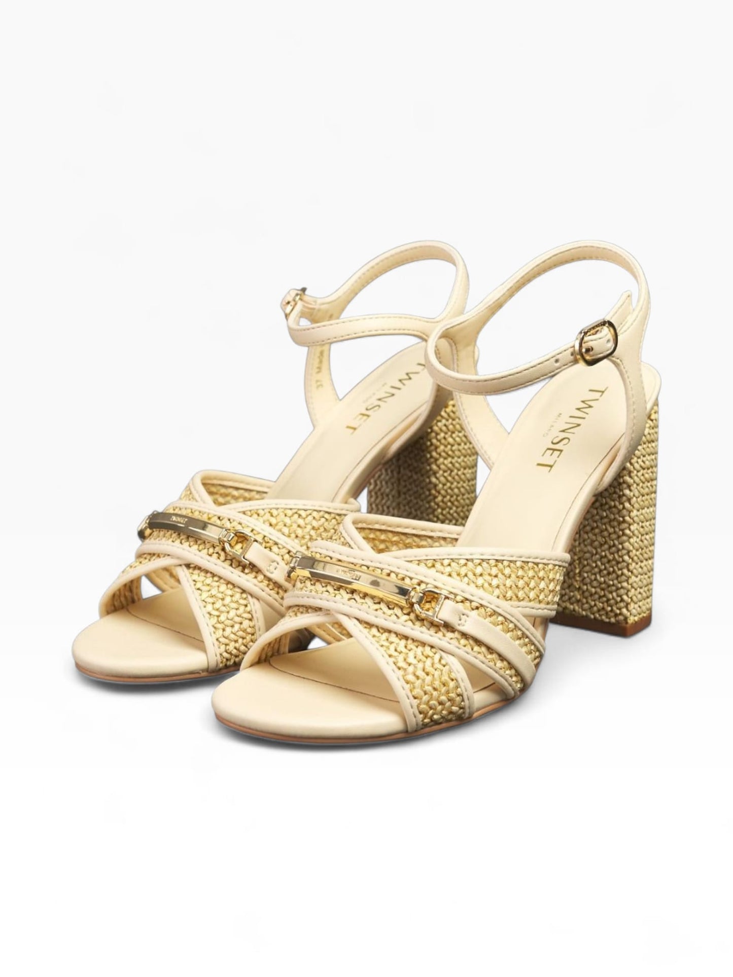 TWINSET Sandalo 251TGT024 Naturale