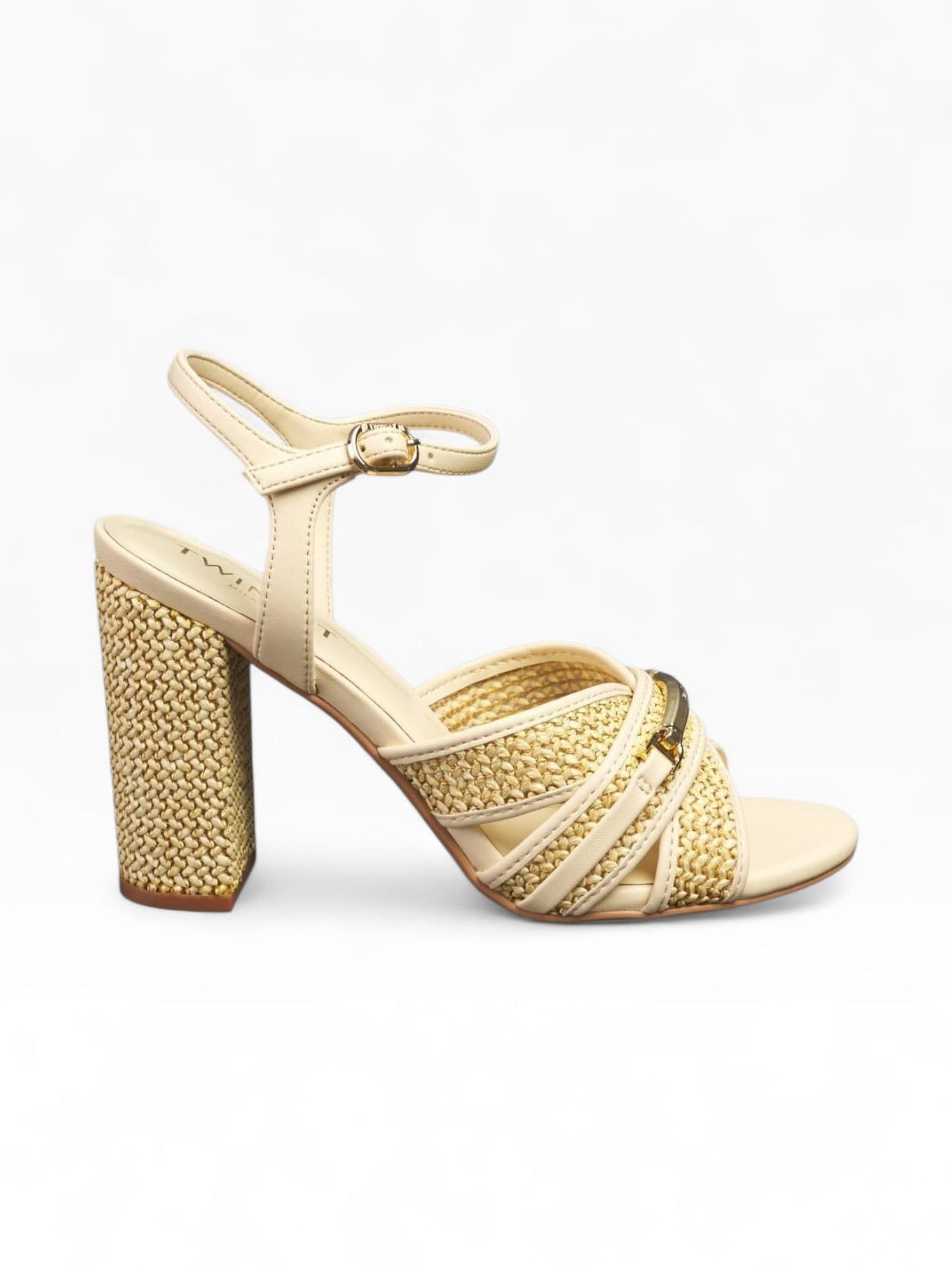 TWINSET Sandalo 251TGT024 Naturale