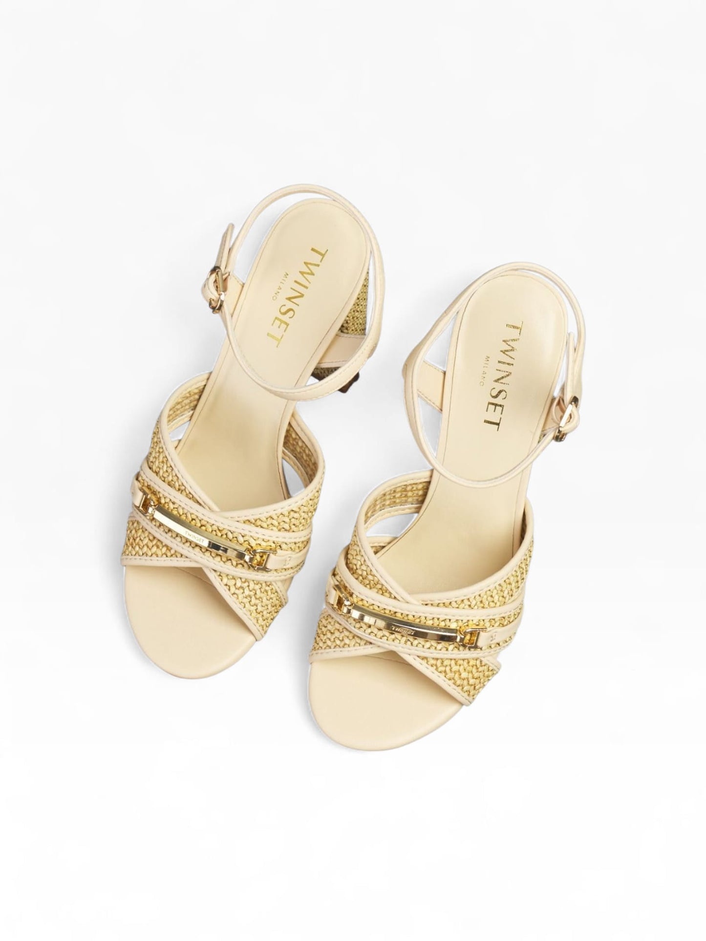 TWINSET Sandalo 251TGT024 Naturale