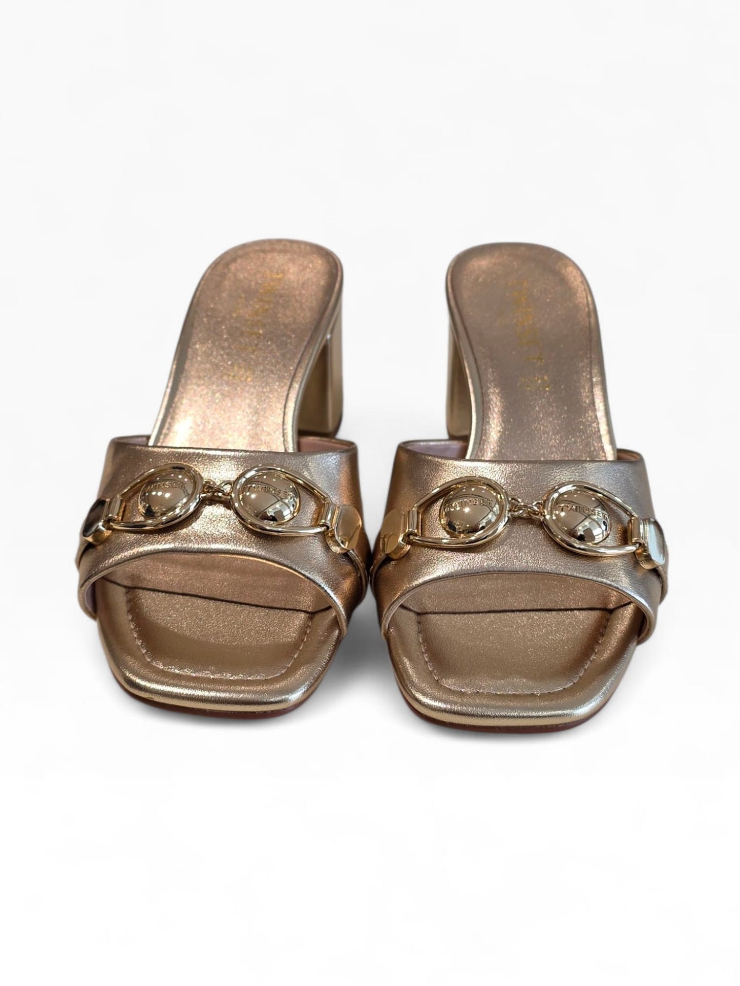 TWINSET Sandalo Donna 261TCP062 Platino