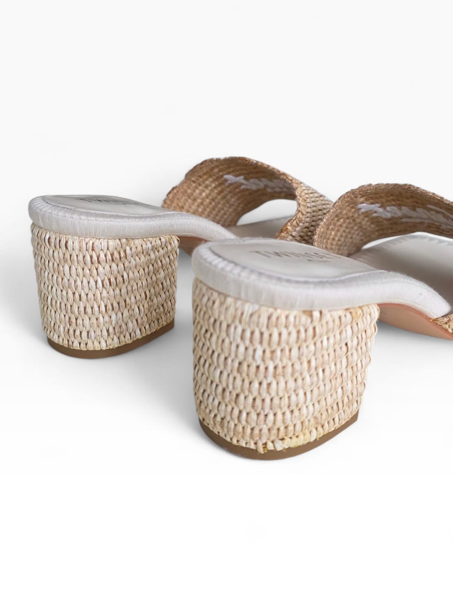 TWINSET Sandalo Mule effetto Rafia Donna 261TGT056 Rope