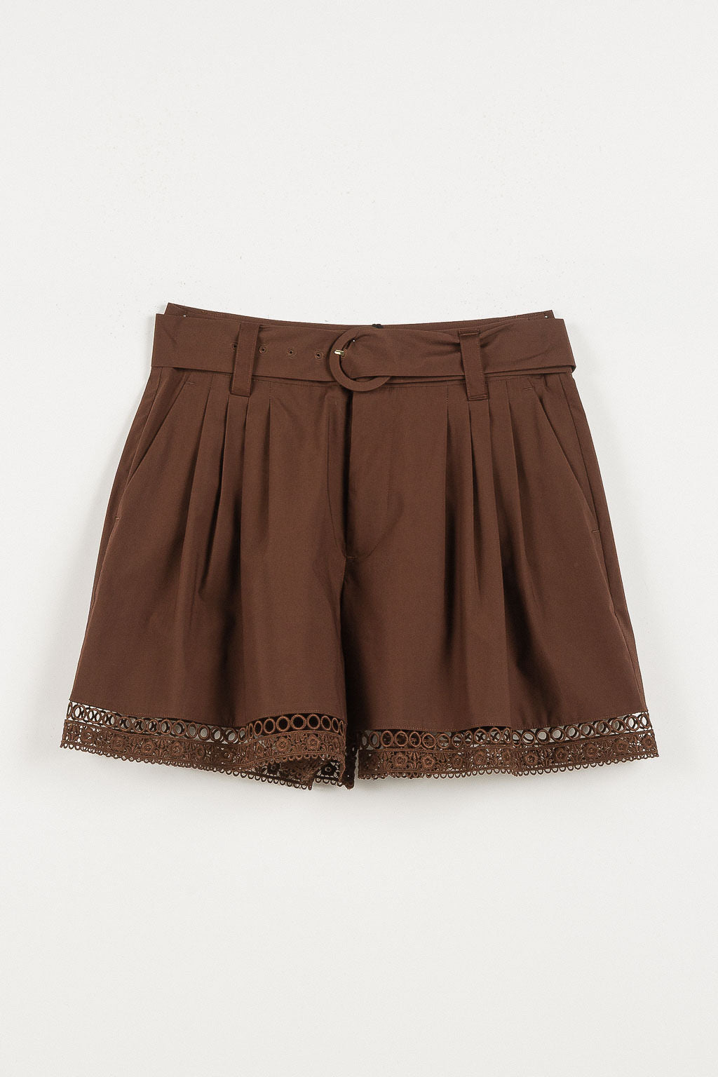 TWINSET Shorts con cintura 261TT2253 Coffee Liqueur