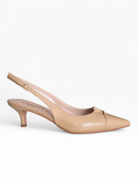 TWINSET Slingback Donna 261TCP034 Delicate Sand