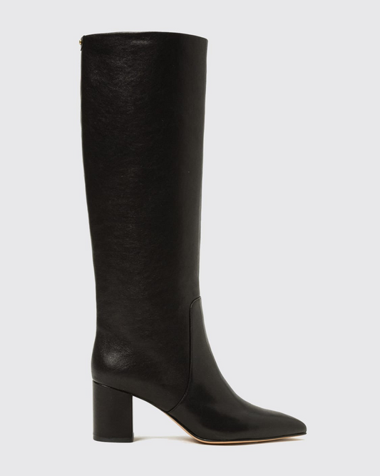 TWINSET Stivali alti Donna in Pelle 252TGT160 Nero