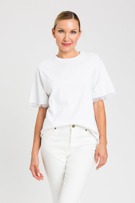 TWINSET T-Shirt 261TP2110 Bianco Ottico