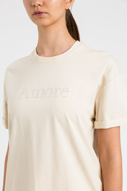 TWINSET T-Shirt 261TP2343 Parchment
