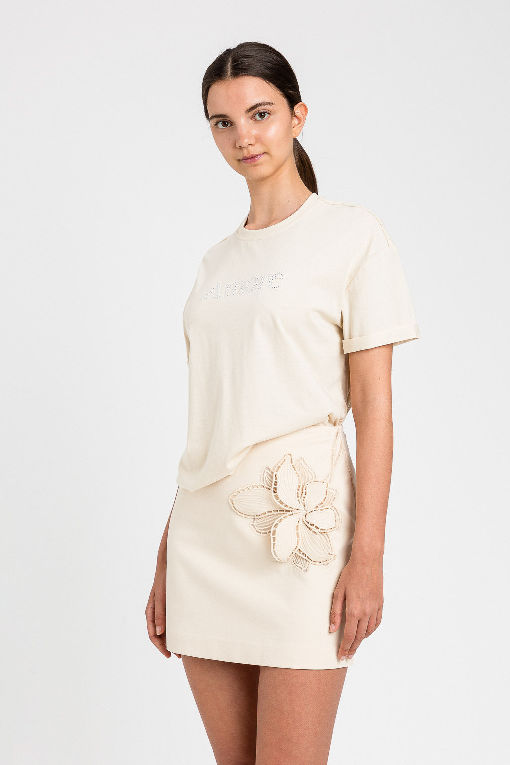 TWINSET T-Shirt 261TP2343 Parchment