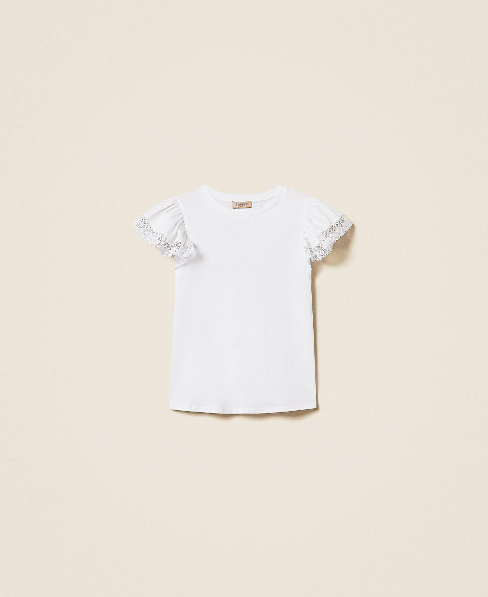 TWINSET T-Shirt 261TT2064 Bianco Ottico