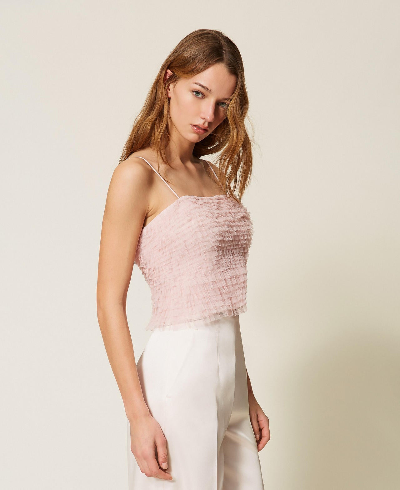 TWINSET Top 261TP2571 Rosa Danza