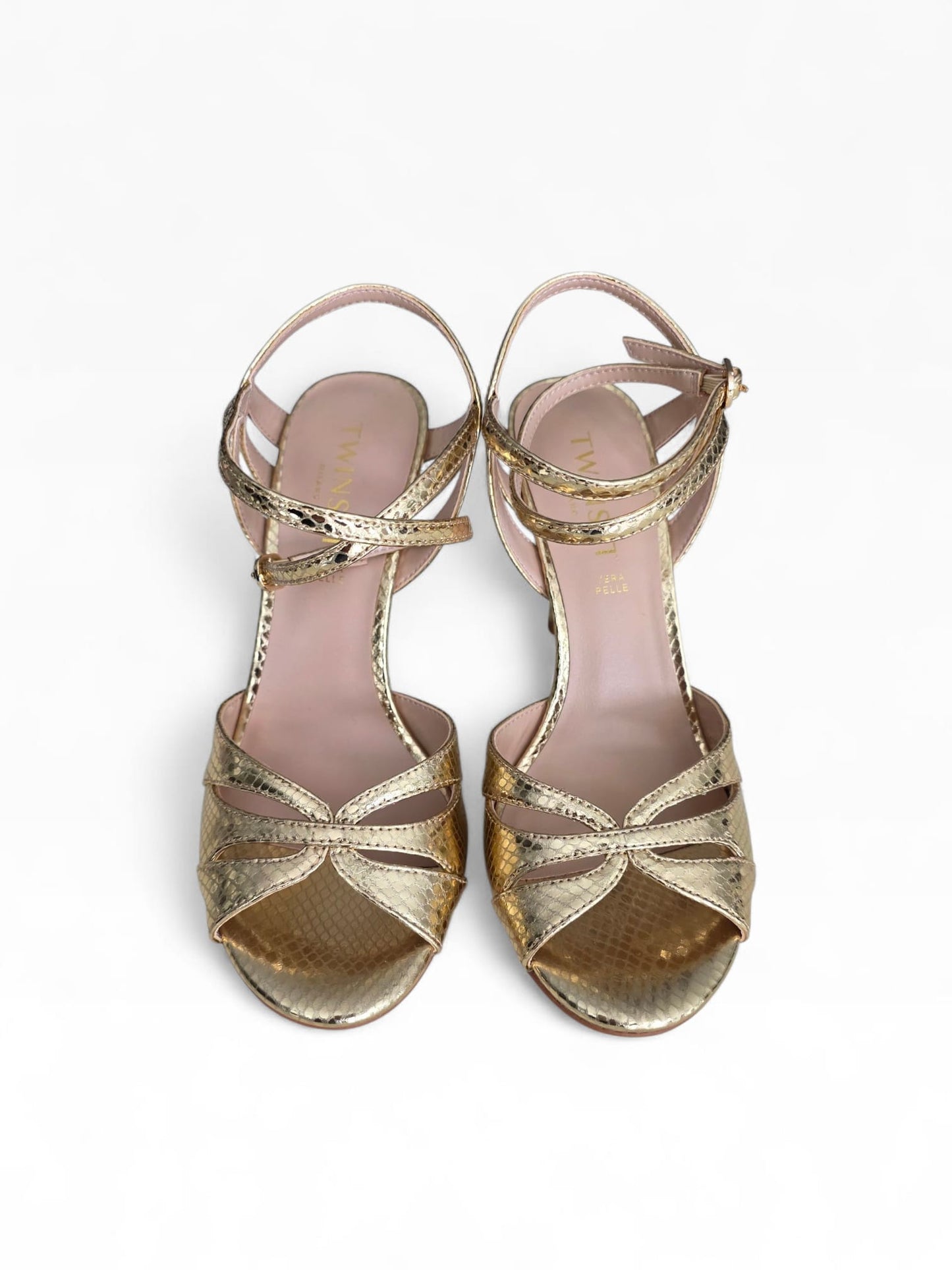 TWINSET Sandalo Donna 261TCP112 Tejus Platinium