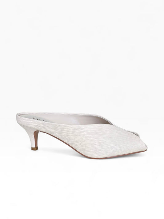 TWINSET Sandalo Mule In Pelle Donna 261TGT018 Tejus Madreperla