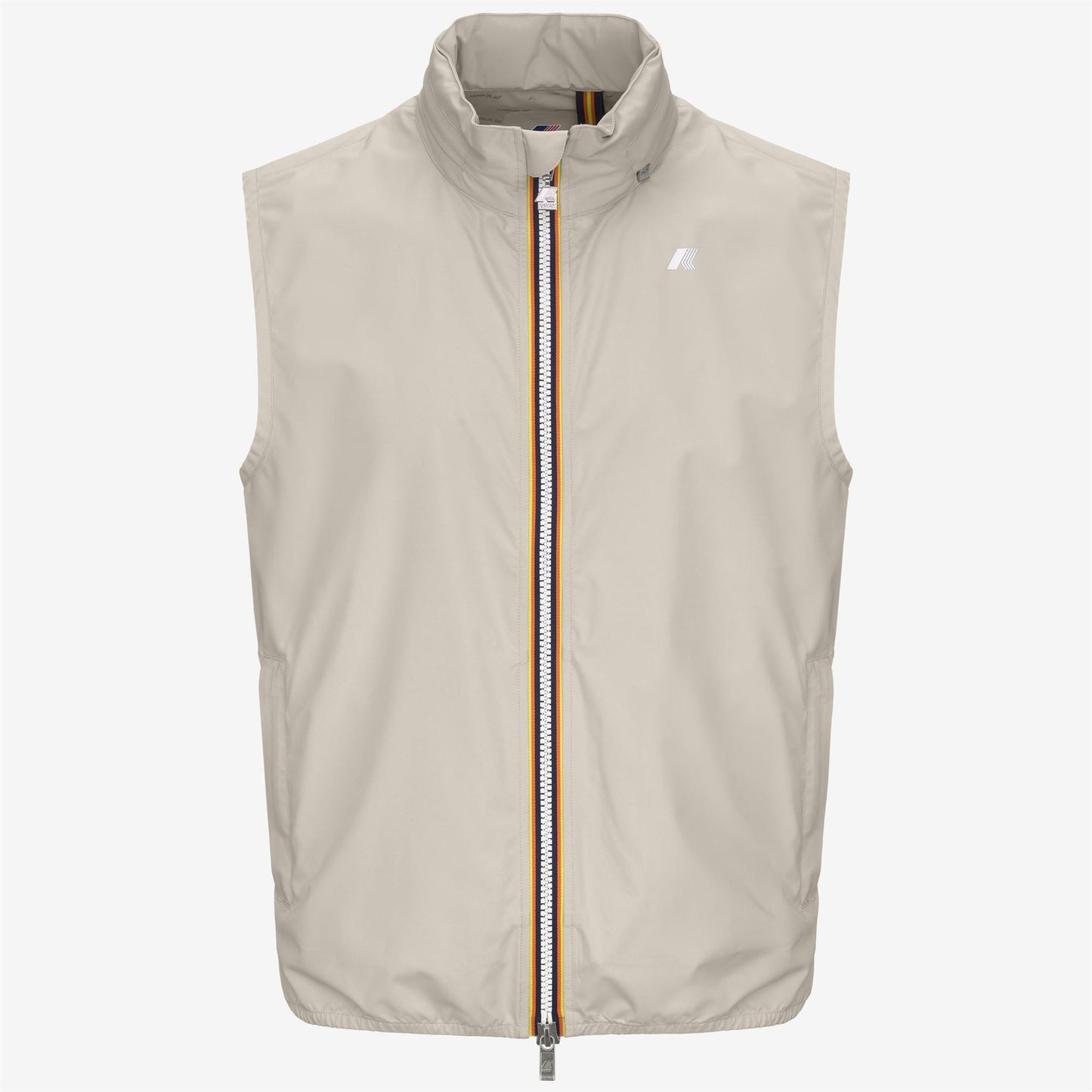 K-WAY Men's Gilet VALEN STRETCH NYLON JERSEY K3123TW Beige LT 634