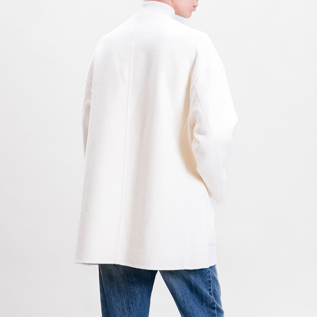 VICOLO Cappotto lana TS0031 Panna