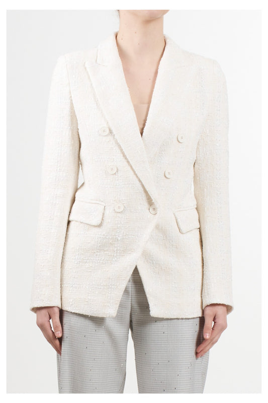 VICOLO Giacca Doppiopetto TD0266 Naturale