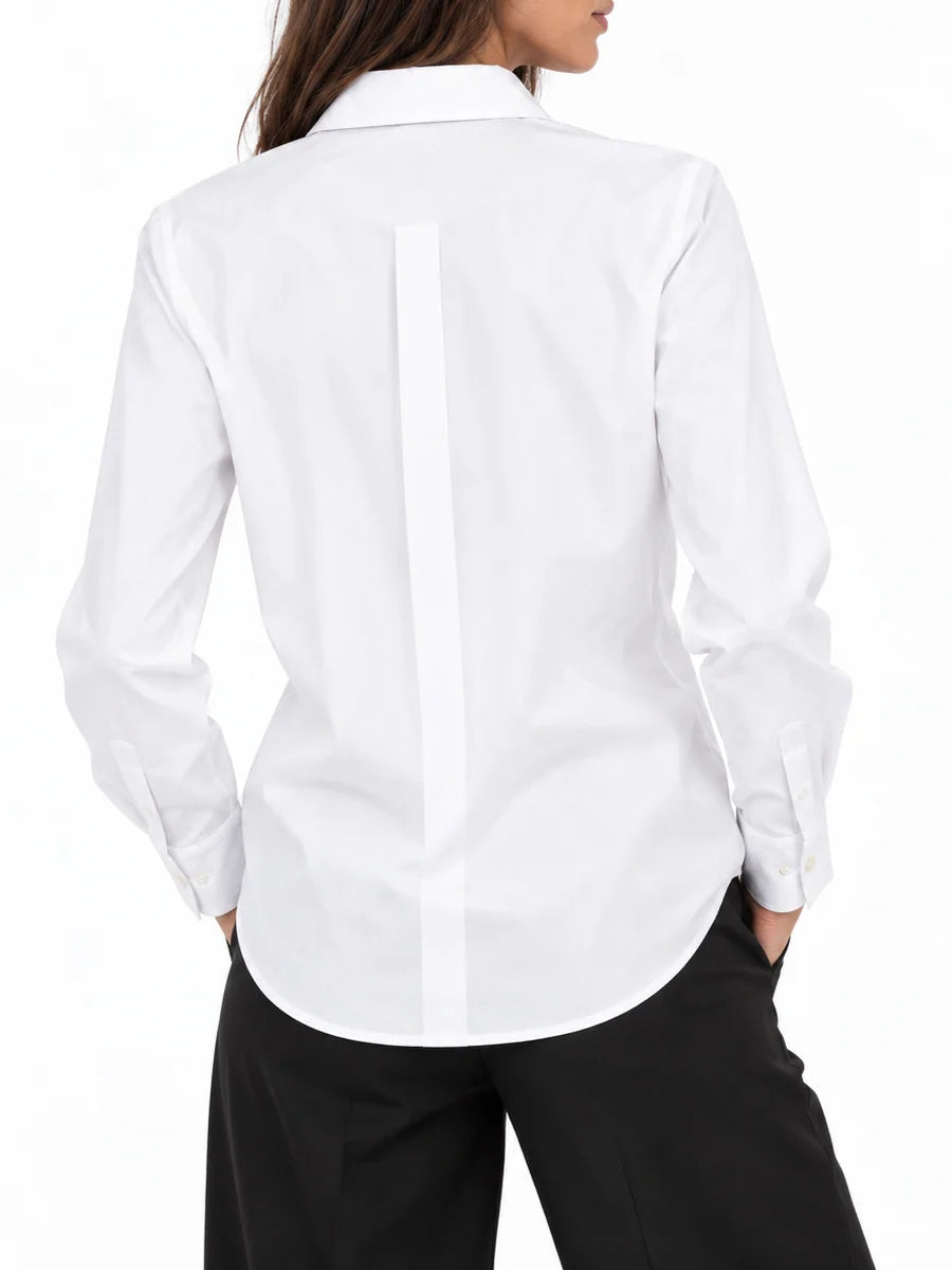 VICOLO Camicia cravatta RAC0015 Bianco