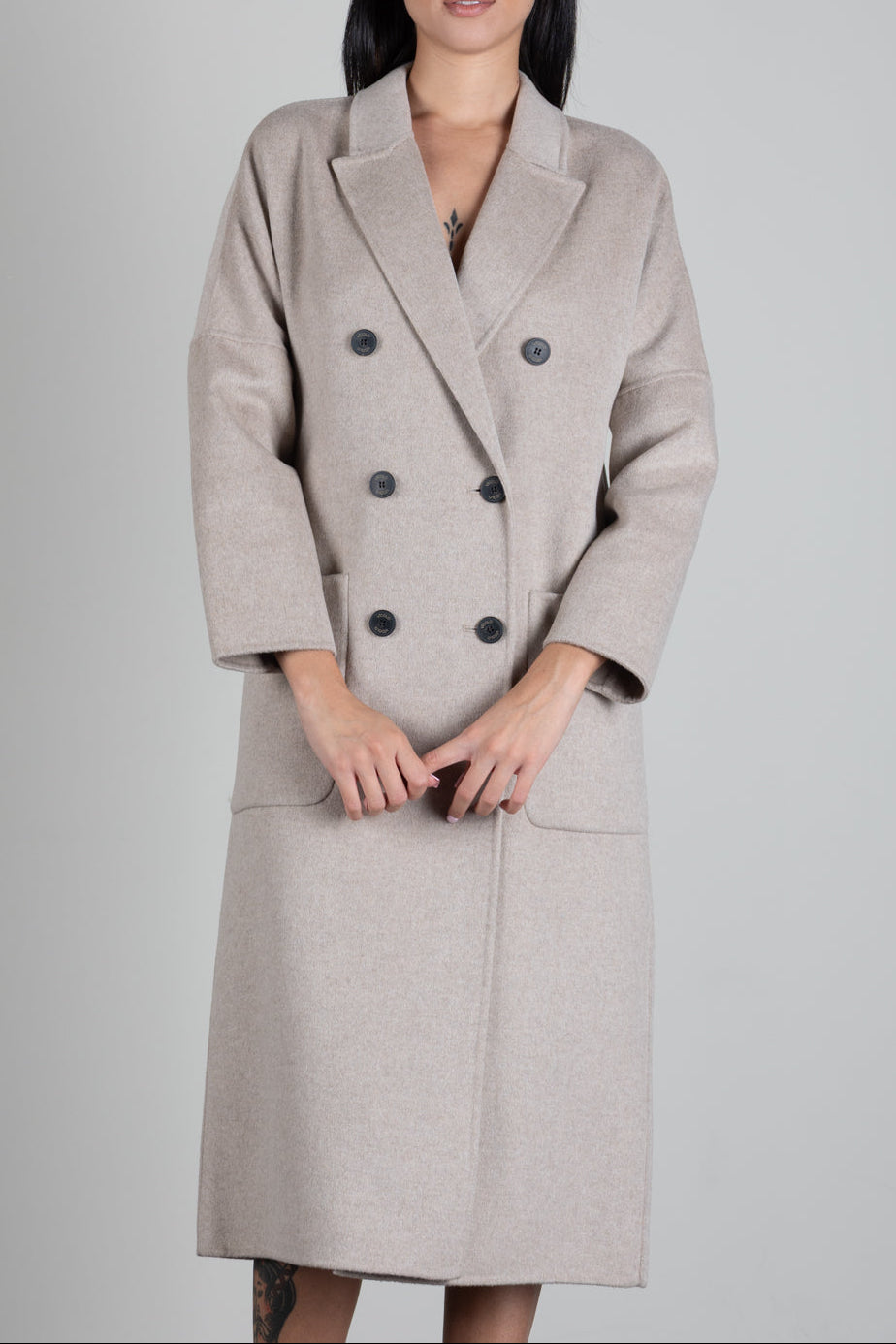 VICOLO Cappotto TAC0001 Tortora