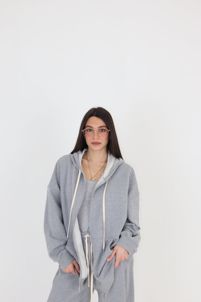 VICOLO Felpa TAB0416 Grigio