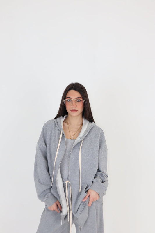 VICOLO Felpa TAB0416 Grigio