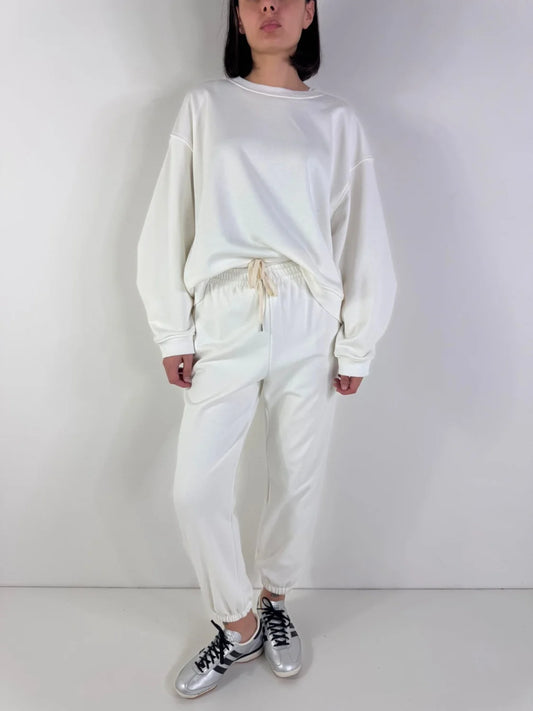 VICOLO Felpa TAB0439 Bianco