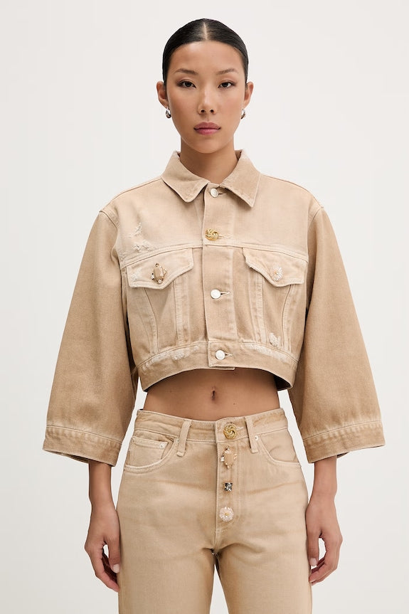 VICOLO Giacca jeans Yoanna DAB5114 Beige