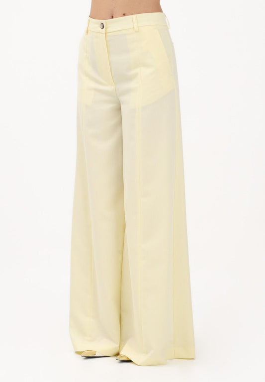 VICOLO Pantaloni TAB0130 Giallo Paglierino