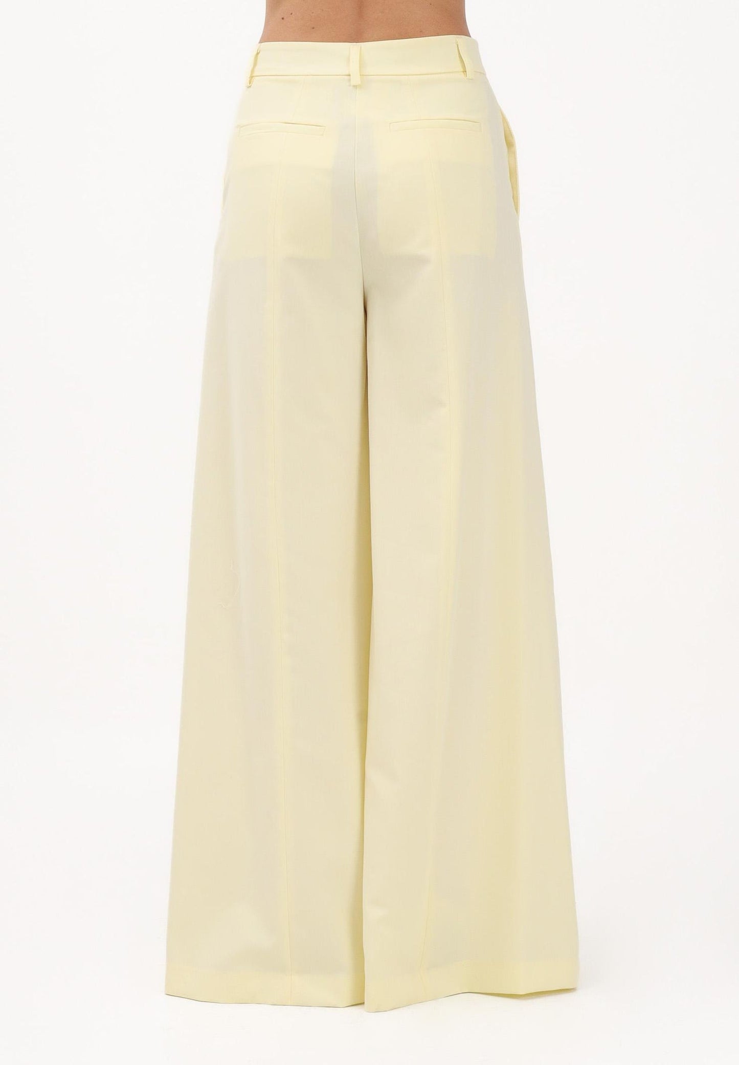 VICOLO Pantaloni TAB0130 Giallo Paglierino