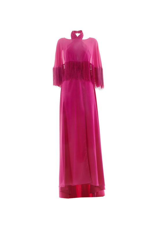 KUEA Abito Lungo DX24309 Fuxia