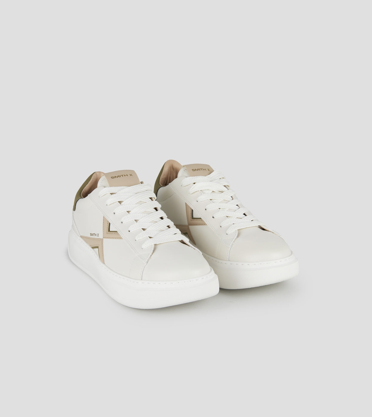 SMITH X Sneakers Uomo COLLEGE UOMO SXBDCGM9701WTI White Military Ivory
