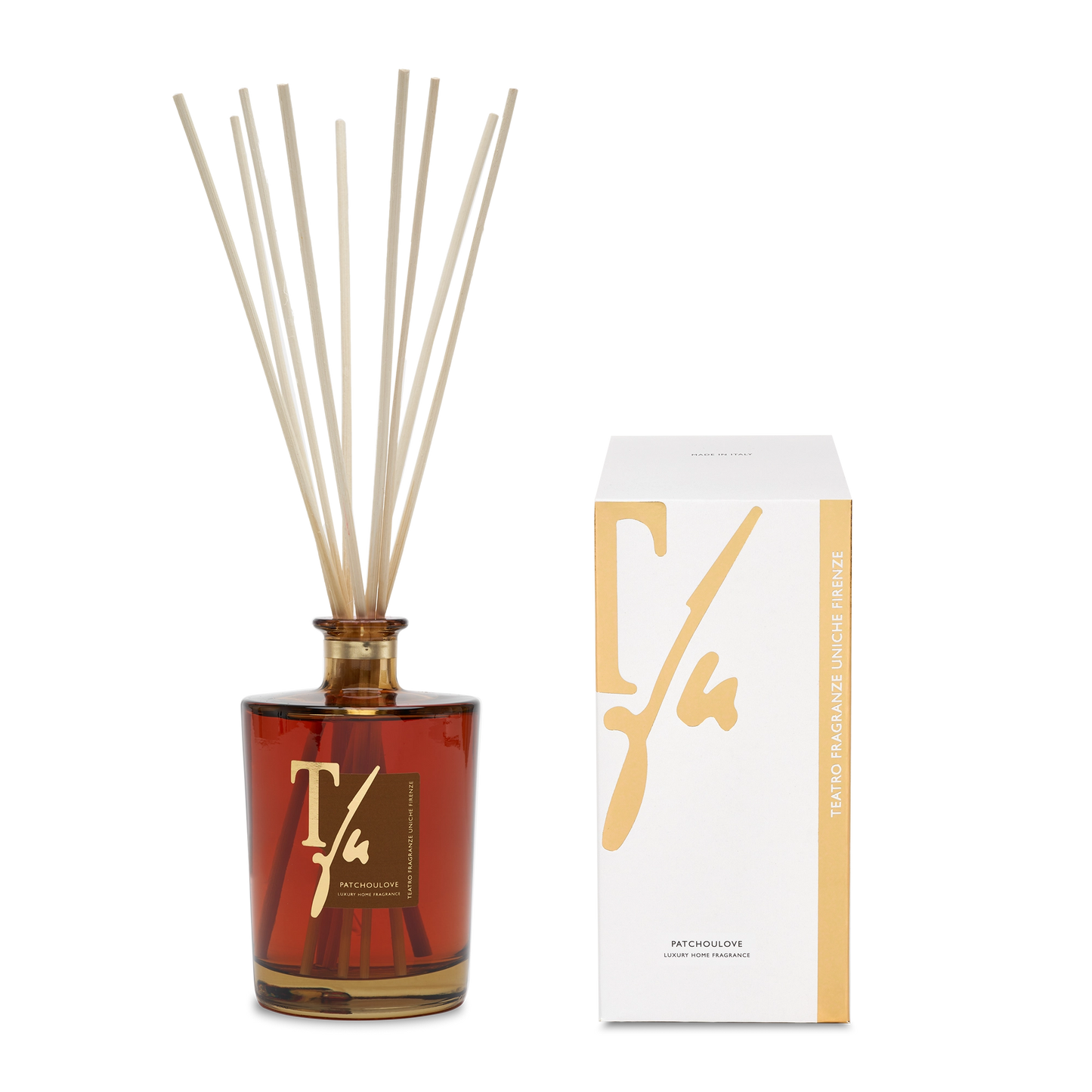 TEATRO FRAGRANZE UNICHE Fragranza Ambiente PATCHOULOVE Luxury Collection Stick Diffuser ML.500