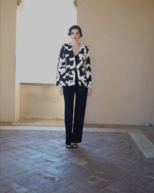 SONIA PENA Completo giacca e pantaloni 11260060 Nero