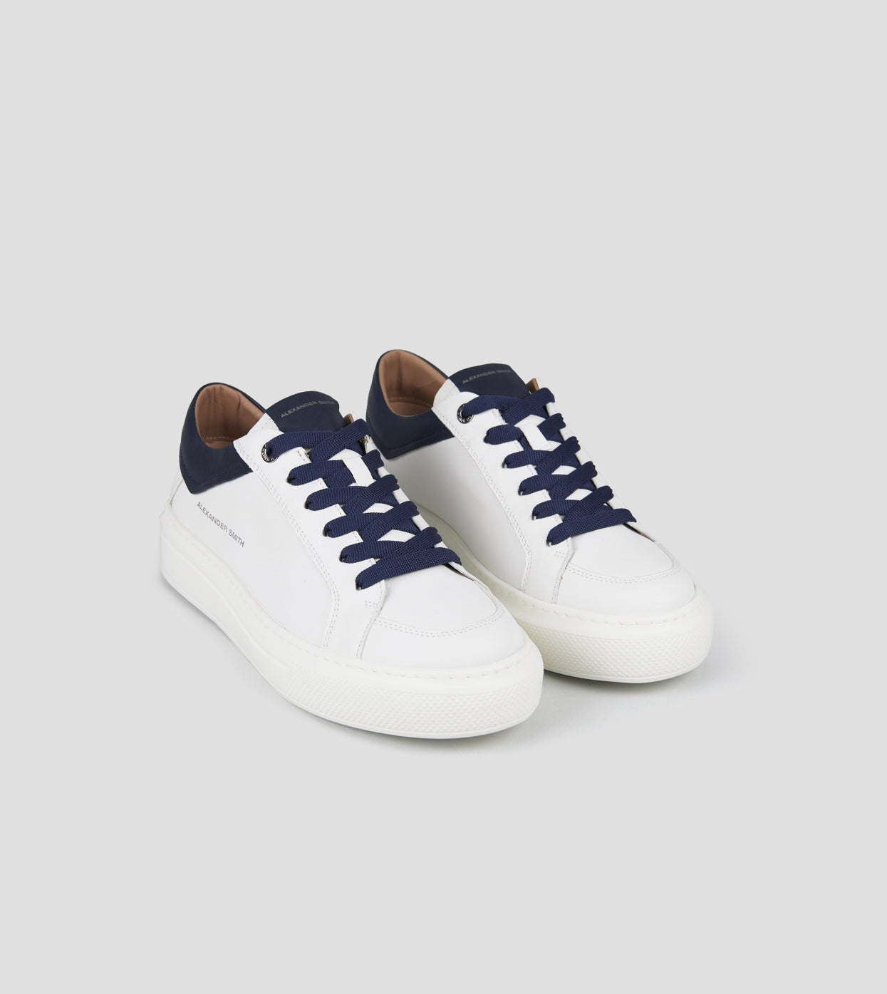 ALEXANDER SMITH Men's Sneakers REGENT ASBDRTM3296WBL White Blue