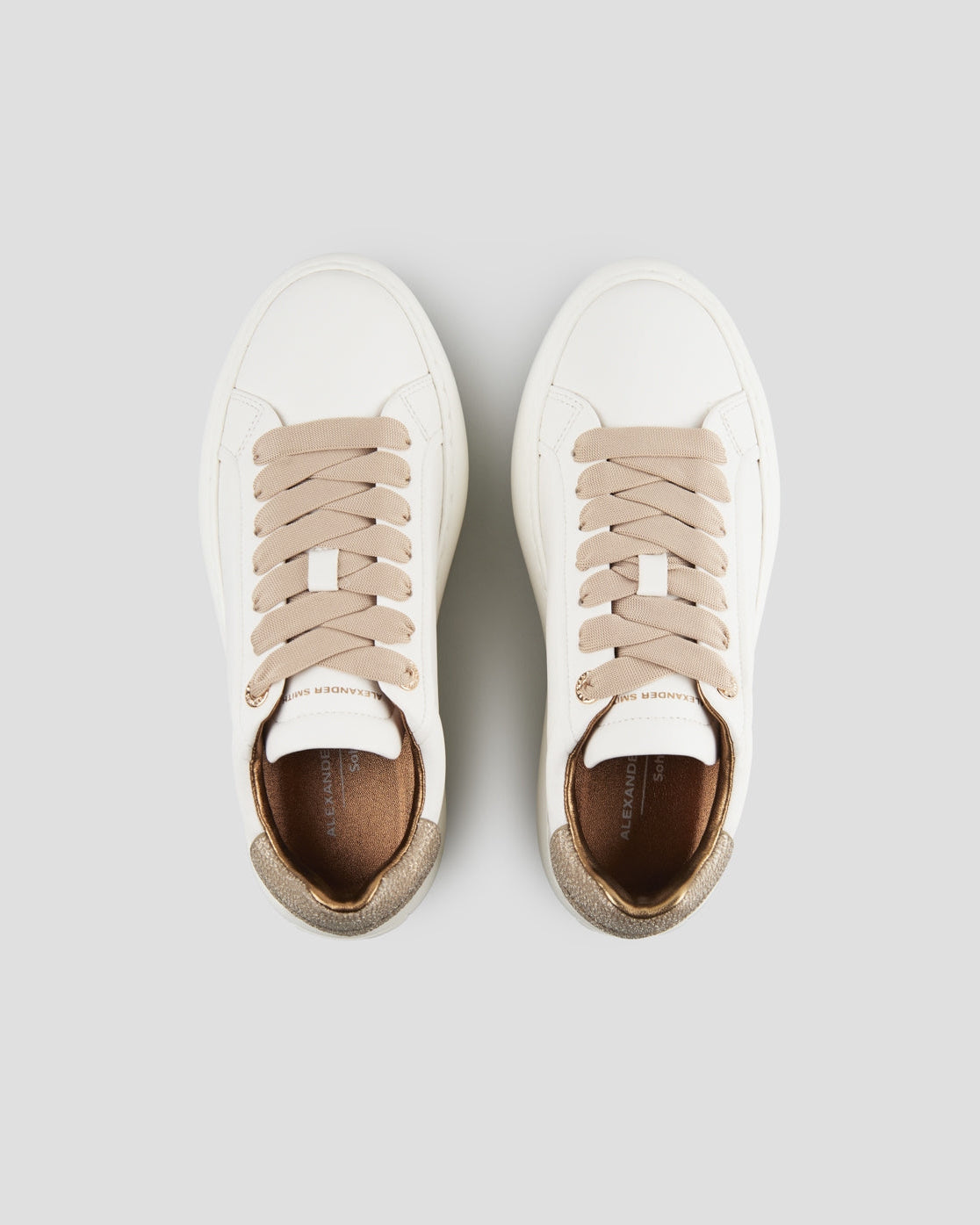 ALEXANDER SMITH Sneakers Donna SOHO ASBDSOW3574WGD White Gold