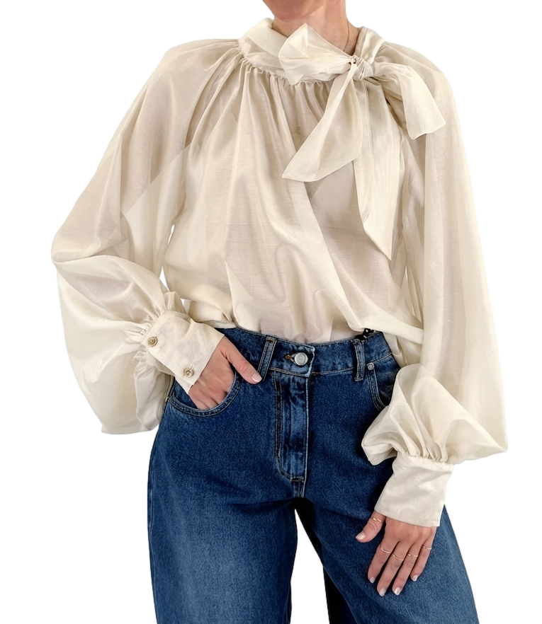 VICOLO Camicia TAC0429 Vaniglia