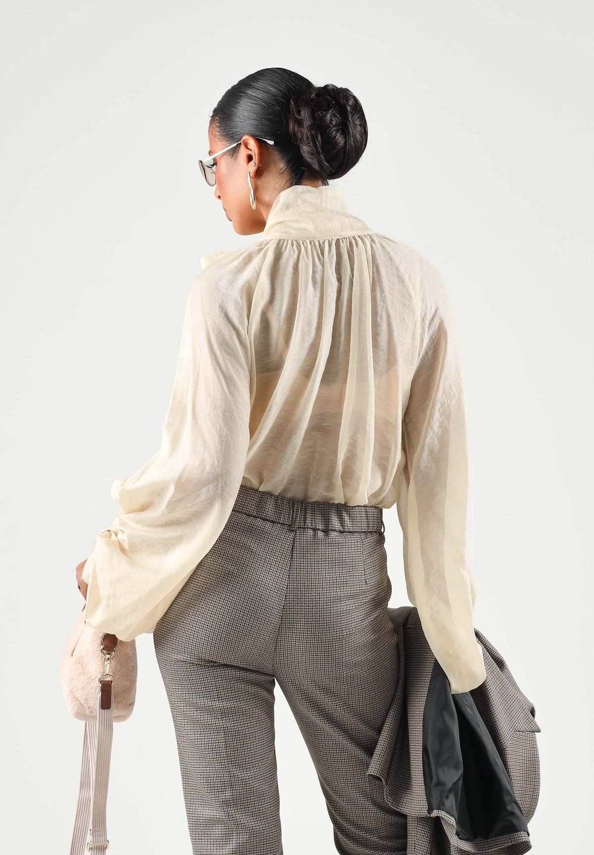 VICOLO Camicia TAC0429 Vaniglia