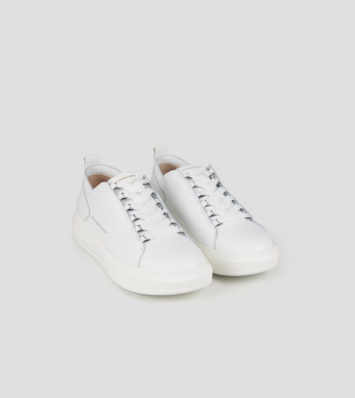 ALEXANDER SMITH Men's Sneakers WEMBLEY DECONSTRUCTED ASBDWEM2365TWT White